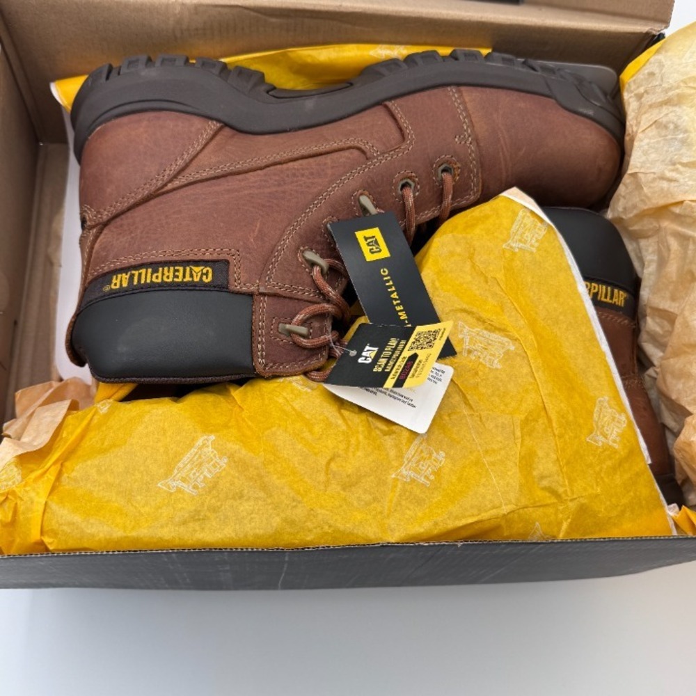 Caterpillar Waterproof Work Boots for Women Composite Toe Sz 11 - Like New - Picture 7 of 9